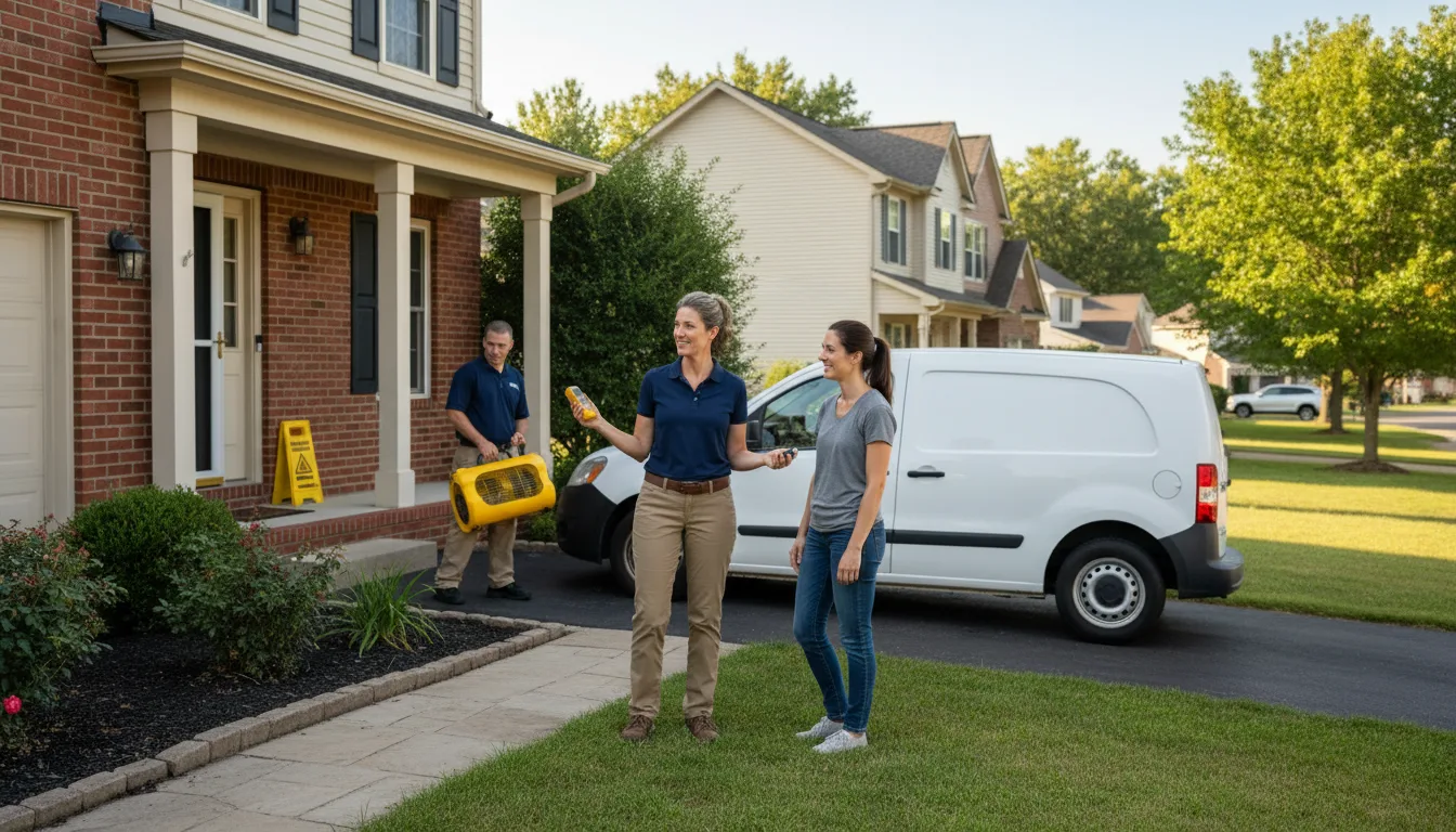 Water restoration image for Home Water Damage Repair in Luana, IA